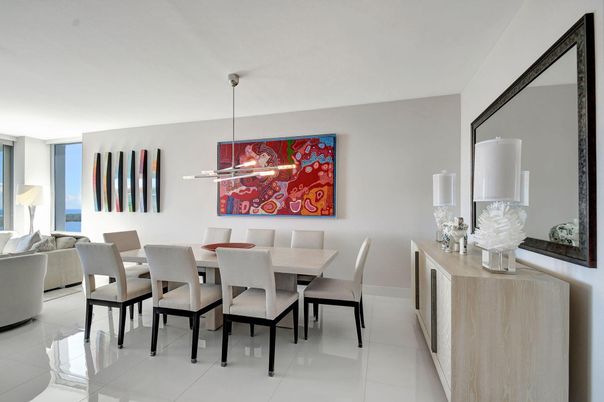 Dining room, Interior, Pendant Lights