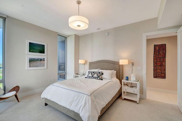 Bedroom, Interior, Pendant Lights
