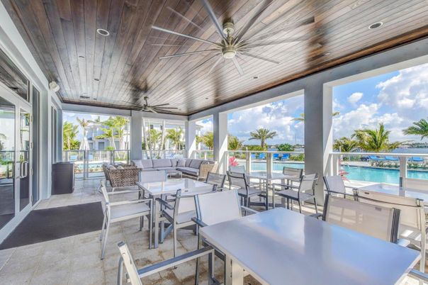 Dining room, Interior, Living room, Pool, Recessed Lighting, Sun Room, Wooden Ceilings