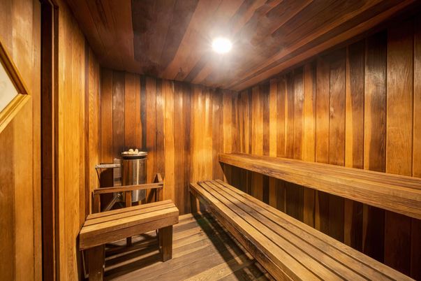 Interior, Recessed Lighting, Sauna Room