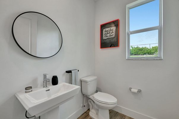 Bathroom, Interior, Wood Texture Flooring