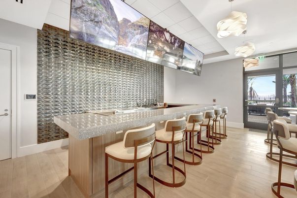 Interior, Pendant Lights, Wood Texture Flooring