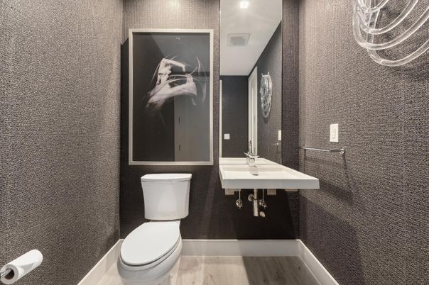 Bathroom, Interior, Wood Texture Flooring