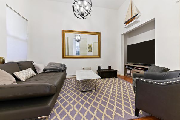 Interior, Living room, Pendant Lights, Wood Texture Flooring