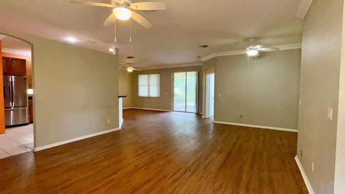 Empty room, Interior, Kitchen, Wood Texture Flooring