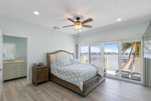 Bathroom, Bedroom, Interior, Recessed Lighting, Water, Wood Texture Flooring