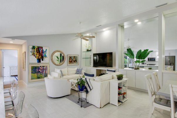 Interior, Living room, Recessed Lighting