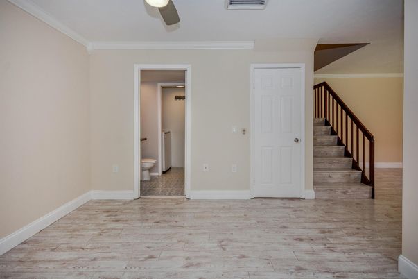 Bathroom, Interior, Wood Texture Flooring