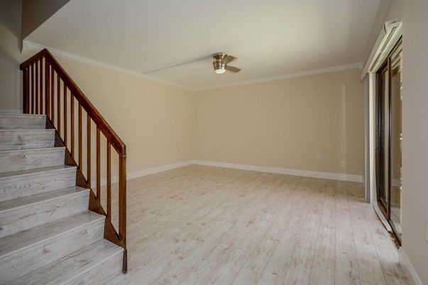 Empty room, Interior, Wood Texture Flooring