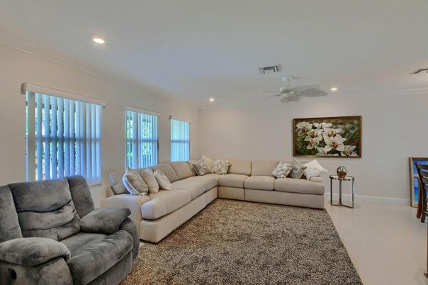 Interior, Living room, Recessed Lighting