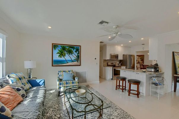 Interior, Kitchen, Living room, Recessed Lighting, Stainless Steel Appliances