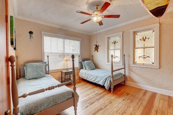 Bedroom, Interior, Wood Texture Flooring