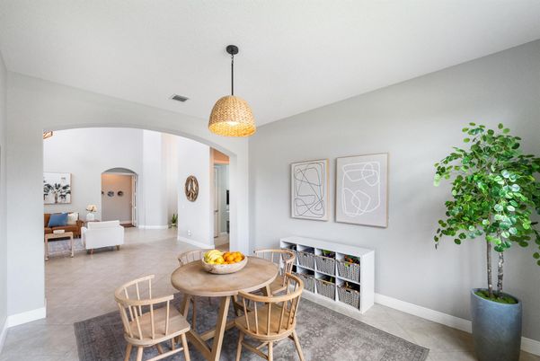 Dining room, Interior, Pendant Lights