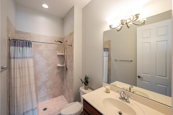Bathroom, Interior, Recessed Lighting