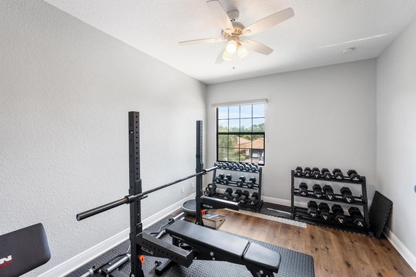 Fitness Equipment, Interior, Wood Texture Flooring