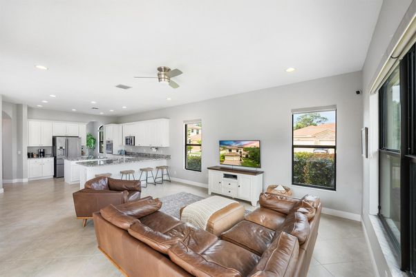 Interior, Kitchen, Living room, Recessed Lighting