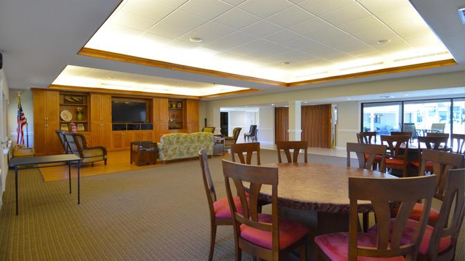Dining room, Interior, Recessed Lighting