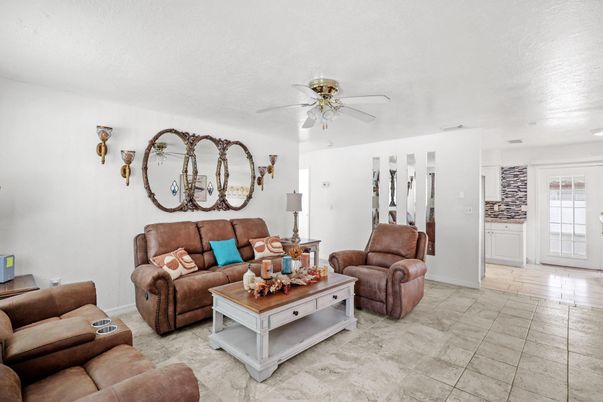 Interior, Living room, Recessed Lighting