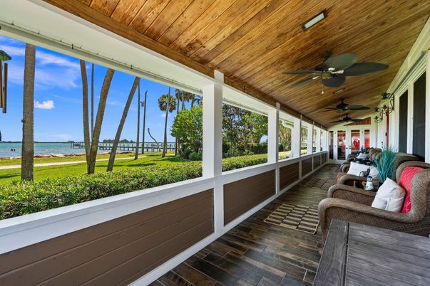 Interior, Sun Room, Water, Wooden Ceilings, Wood Texture Flooring