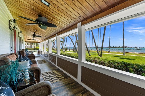 Interior, Sun Room, Water, Wooden Ceilings, Wood Texture Flooring