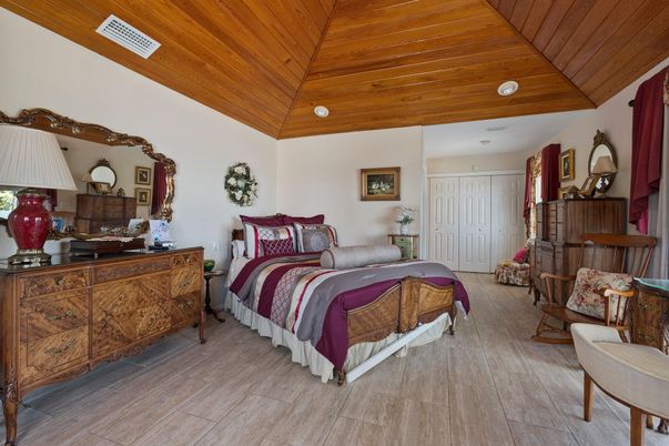 Bedroom, Interior, Wooden Ceilings