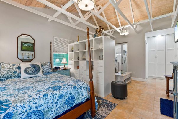 Bedroom, Interior, Wooden Ceilings