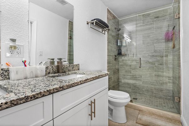 Bathroom, Glass Shower, Interior