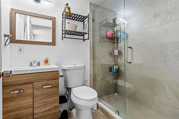 Bathroom, Glass Shower, Interior