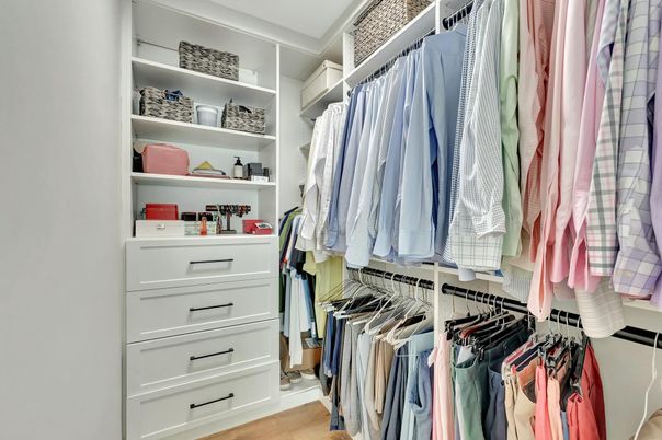 Interior, Walk-in Closets, Wood Texture Flooring