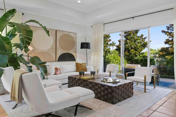 Interior, Living room, Recessed Lighting