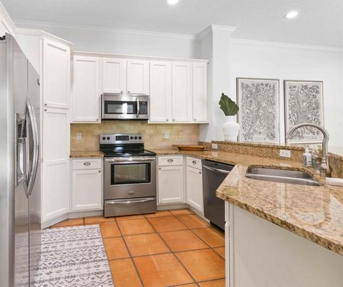 Interior, Kitchen, Recessed Lighting, Stainless Steel Appliances