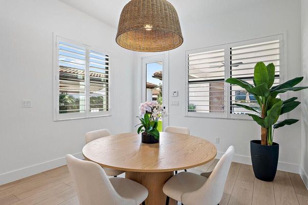 Dining room, Interior, Wood Texture Flooring