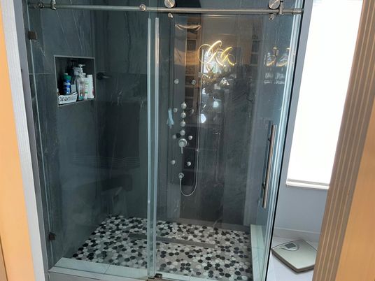 Bathroom, Glass Shower, Interior