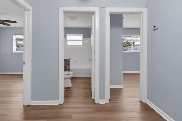 Bathroom, Interior, Wood Texture Flooring