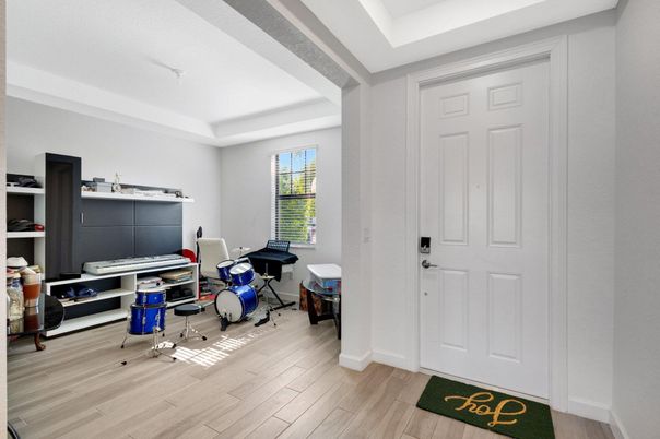 Home Office, Interior, Wood Texture Flooring