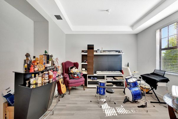 Home Office, Interior, Wood Texture Flooring