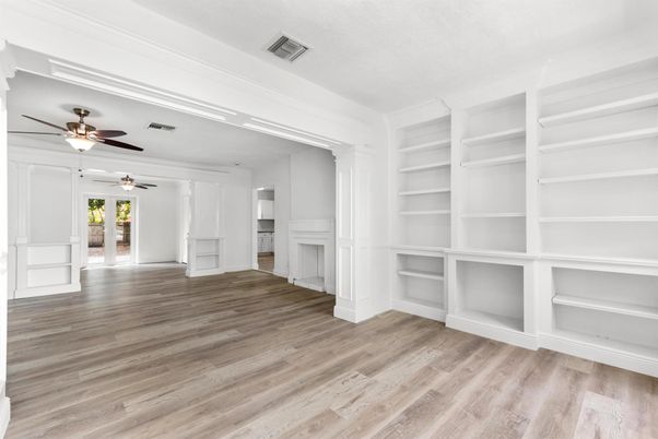 Empty room, Interior, Wood Texture Flooring