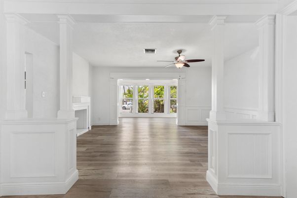 Empty room, Interior, Wood Texture Flooring