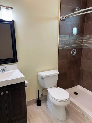 Bathroom, Interior, Wood Texture Flooring