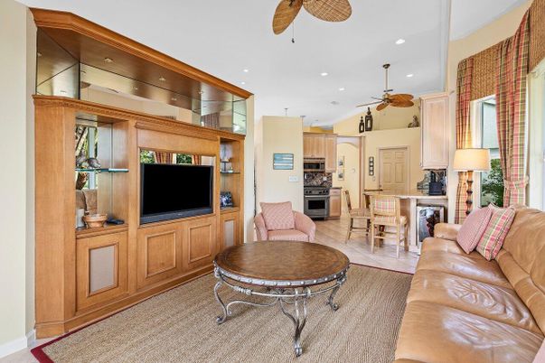 Interior, Kitchen, Living room, Recessed Lighting