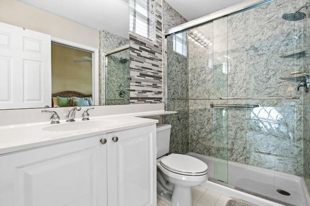 Bathroom, Glass Shower, Interior