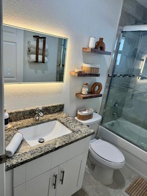 Bathroom, Glass Shower, Interior