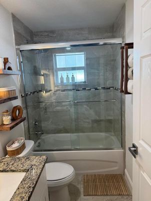 Bathroom, Glass Shower, Interior