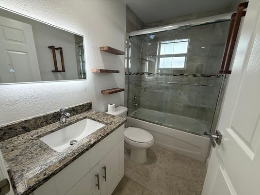 Bathroom, Glass Shower, Interior