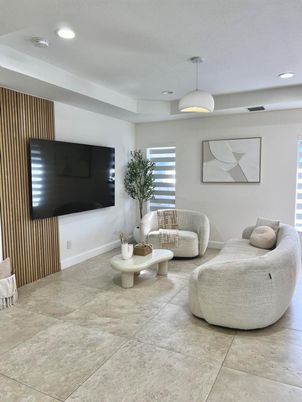 Interior, Living room, Pendant Lights, Recessed Lighting