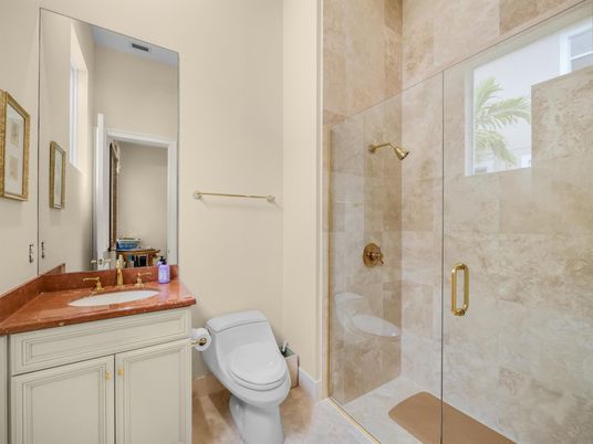 Bathroom, Glass Shower, Interior