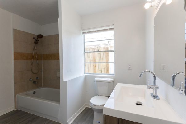 Bathroom, Interior, Wood Texture Flooring