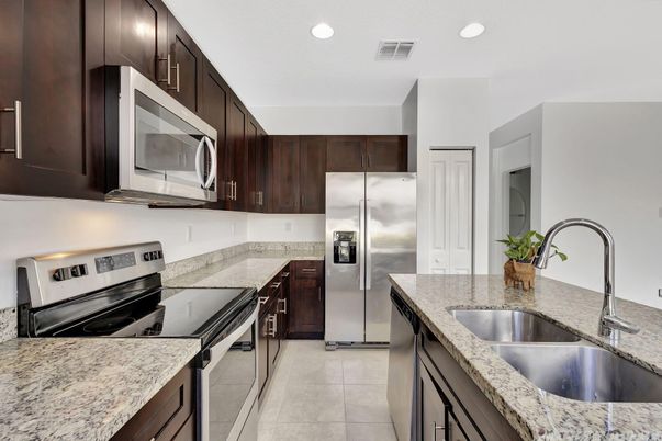 Interior, Kitchen, Recessed Lighting, Stainless Steel Appliances