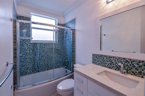 Bathroom, Glass Shower, Interior
