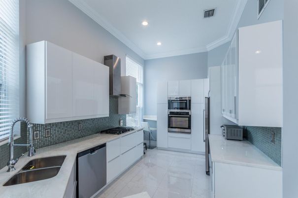 Interior, Kitchen, Recessed Lighting, Stainless Steel Appliances